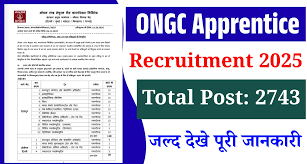 ONGC Apprentice Recruitment 2025
